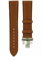 Paski i części Pasek Skórzany Certina Brązowy 20mm z Zapięciem Motylkowym DS-8, DS Action C600021299