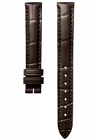 Paski i części Pasek Skórzany Longines Aligator Brązowy 13mm Record Lady L682152122