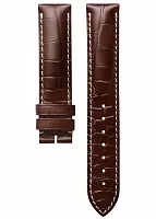Paski i części Pasek Skórzany Longines Aligator Brązowy 18mm Evidenza L682108692