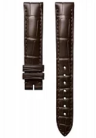 Paski i części Pasek Skórzany Longines Aligator Brązowy XL 15mm Record Lady L682152094