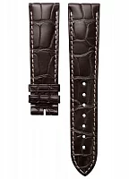 Paski i części Pasek Skórzany Longines Aligator Brązowy XL 20mm Master Collection L682110306