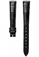 Paski i części Pasek Skórzany Longines Aligator Czarny XS 15mm Dolcevita Lady L682145418