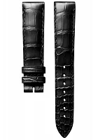 Paski i części Pasek Skórzany Longines Aligator Czarny XS 19mm Flagship Heritage L682171105