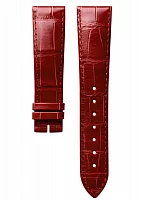 Paski i części Pasek Skórzany Longines Aligator Czerwony XS 19mm Dolcevita Lady L682145443