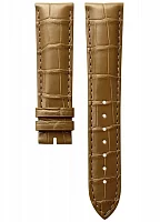 Paski i części Pasek Skórzany Longines Aligator Jasnobrązowy 21mm Dolcevita Automatic L682164438