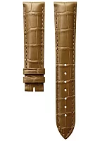 Paski i części Pasek Skórzany Longines Aligator Jasnobrązowy XL 19mm Dolcevita Automatic L682164456