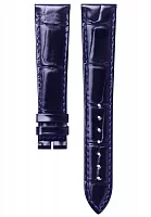 Paski i części Pasek Skórzany Longines Aligator Niebieski 17mm Dolcevita Lady L682159743