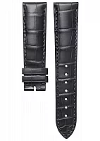 Paski i części Pasek Skórzany Longines Aligator Szary 20mm Master Collection L682169644