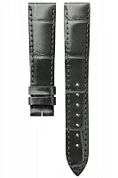 Paski i części Pasek Skórzany Longines Aligator Szary XL 17mm Dolcevita Lady L682167721