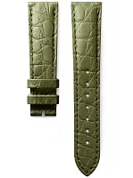 Paski i części Pasek Skórzany Longines Aligator Zielony XL 18mm Master Collection Lady L682171576