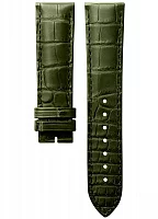 Paski i części Pasek Skórzany Longines Aligator Zielony XS 21mm Master Collection L682167068