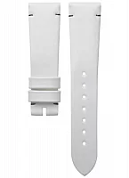 Paski i części Pasek Skórzany Longines Biały 19mm Legend Diver 36 L682155400