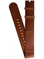 Paski i części Pasek Skórzany Longines NATO Brązowy 22mm Spirit 42 L682159674