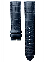 Paski i części Pasek Skórzany Longines Niebieski 21mm Master Collection L682166865