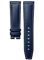 Paski i części Pasek Skórzany Longines Niebieski XL 22mm Spirit 42 L682160127