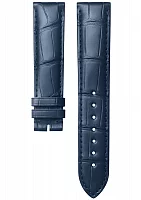 Paski i części Pasek Skórzany Longines Niebieski XS 19mm Record L682154065