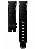 Paski i części Pasek Materiałowy Longines Czarny XS 22mm Spirit 42 L682166409
