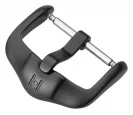 Paski i części Zapięcie Klamra Hirsch Active Czarna 22mm BC1032-5-22