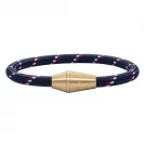 Paul Hewitt Bransoletka Conic Rozmiar M Brass Nylon Navy Blue Red White PH002757