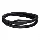 Paul Hewitt Bransoletka Conic Rozmiar M Wrap Black Nylon Black PH002781