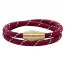 Paul Hewitt Bransoletka Conic Rozmiar M Wrap Brass Nylon Red Black White PH002801