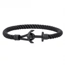 Paul Hewitt Bransoletka Phreps Lite Rozmiar M Black Nylon Black PH-PHL-N-B-B-M