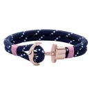 Paul Hewitt Bransoletka Phreps Rozmiar M Rose Gold Nylon Navy Blue White Light Pink PH002316
