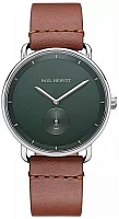 Paul Hewitt Breakwater Green Dial Brown Leather Strap PH-BW-S-FG-57M