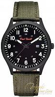 Paul Hewitt Captains Field Green Leather Strap PH-W-2040