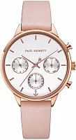 Paul Hewitt Everpulse Line White Sand Rose Gold Leather Nude PH-E-R-W-30S