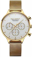 Paul Hewitt Oceanpulse Solar Chrono White Dial Gold Mesh PH-W-0305