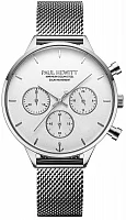 Paul Hewitt Oceanpulse Solar Chrono White Dial Silver Mesh PH-W-0309