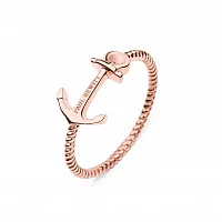 Paul Hewitt Pierścionek Anchor Rozmiar 52 Rope Ring Rose Gold PH-FR-ARO-R-52