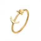 Paul Hewitt Pierścionek Anchor Rozmiar 56 Rope Ring Gold PH-FR-ARO-G-56