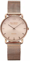 Paul Hewitt Sailor Line Solar Rose Gold Dial Mesh Bracelet Set PH-SET-0379