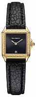 Paul Hewitt Petite Soleil Tortue Black Dial Black Leather Strap PH-W-2024