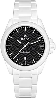 Rado Captain Cook Discover High-Tech White Ceramic 40mm Black Dial R32278162