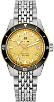 Rado Captain Cook Gent Automatic 39mm Black Ceramic Set Gold Dial R32223258