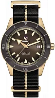 Rado Captain Cook Gent Automatic 42mm Bronze Brown Dial NATO R32504307