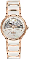 Rado Centrix Diamonds Lady Automatic Skeleton M PVD White R30029922