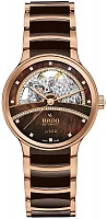 Rado Centrix Diamonds Lady Automatic Skeleton M PVD Brown R30029942