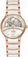 Rado Centrix Diamonds Lady Automatic Skeleton M PVD White R30029932