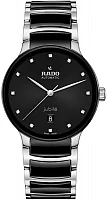 Rado Centrix Gent Automatic L Diamonds Black Ceramic & Steel R30018742
