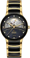 Rado Centrix Gent Automatic Skeleton L Diamonds Black Ceramic R30008902