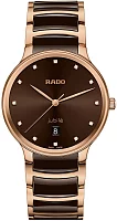 Rado Centrix Gent Diamonds Quartz L Brown Ceramic R30023732