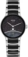 Rado Centrix Lady Automatic Date Moonphase Diamonds Black Ceramic Limited Edition R30234762