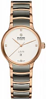 Rado Centrix Lady Diamonds Automatic S Plasma Ceramic & Rose Gold PVD R30019722