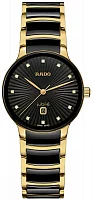 Rado Centrix Lady Diamonds Quartz S Black Ceramic R30025742