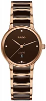 Rado Centrix Lady Diamonds Quartz S Brown Ceramic R30024712