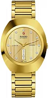 Rado DiaStar Original Blue Gent Automatic Day-Date Ceramos Diamonds R12161733